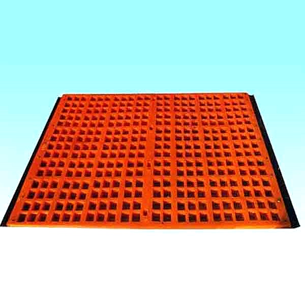 Polyurethane sieve plate for coal washing plant